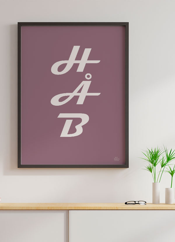 Rosa Håb Plakat - A4 Format til 199 kr.