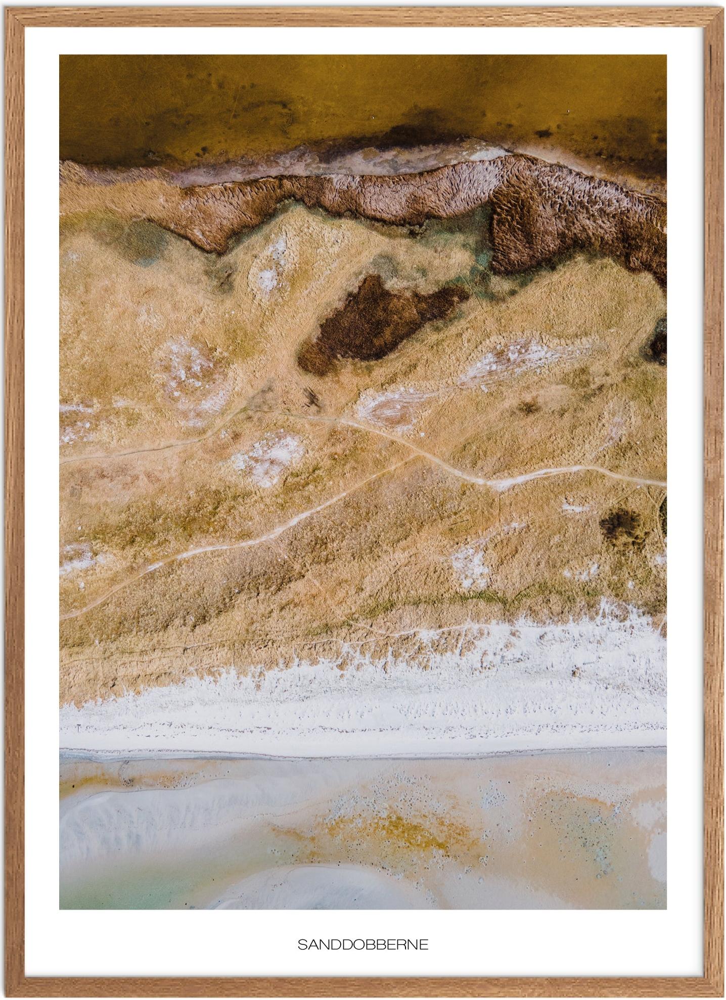 Plakat af Sanddobberne | Naturplakat fra Vestsjælland