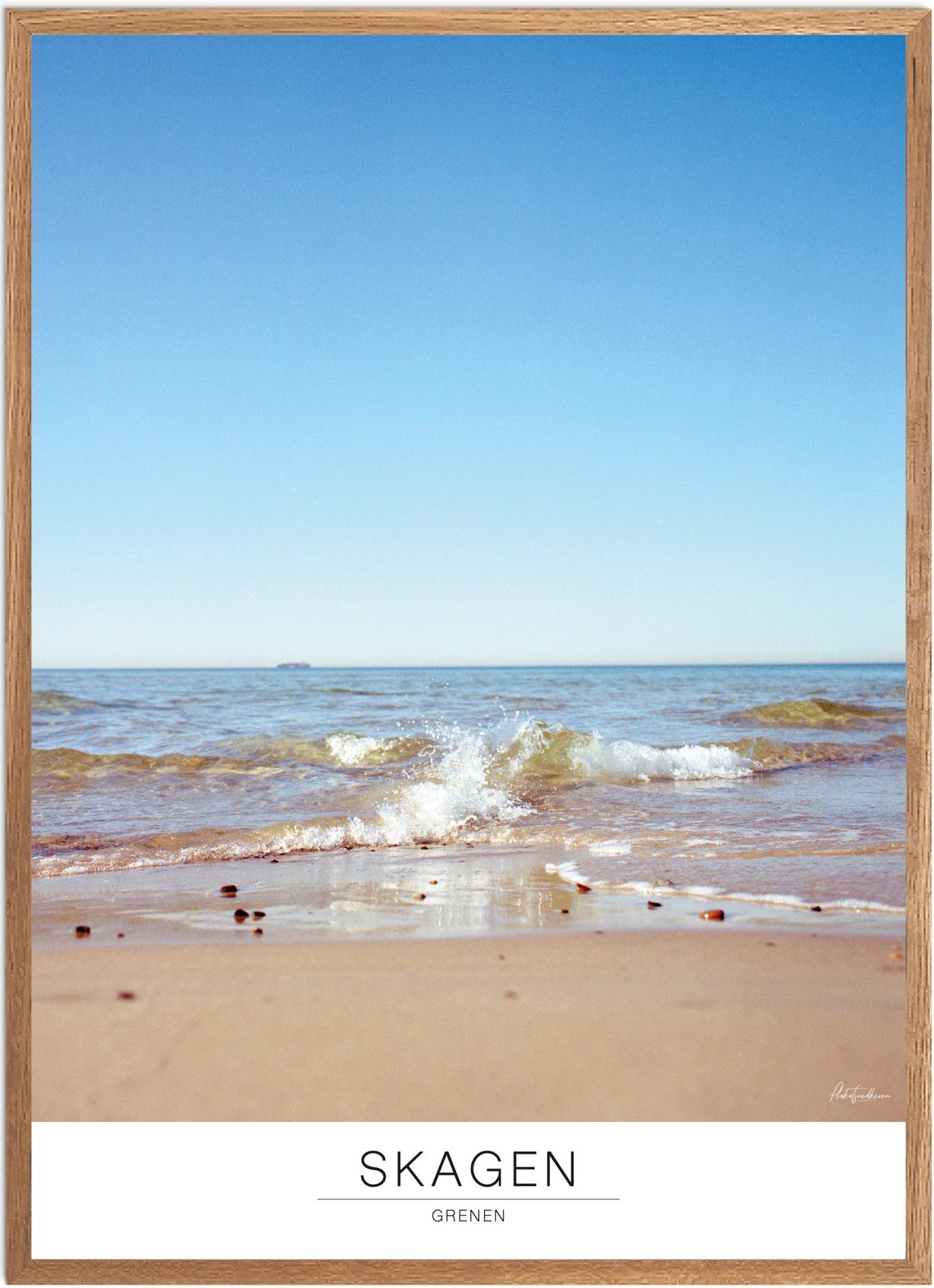 Plakat af Skagen Grenen | Naturplakat til dit hjem