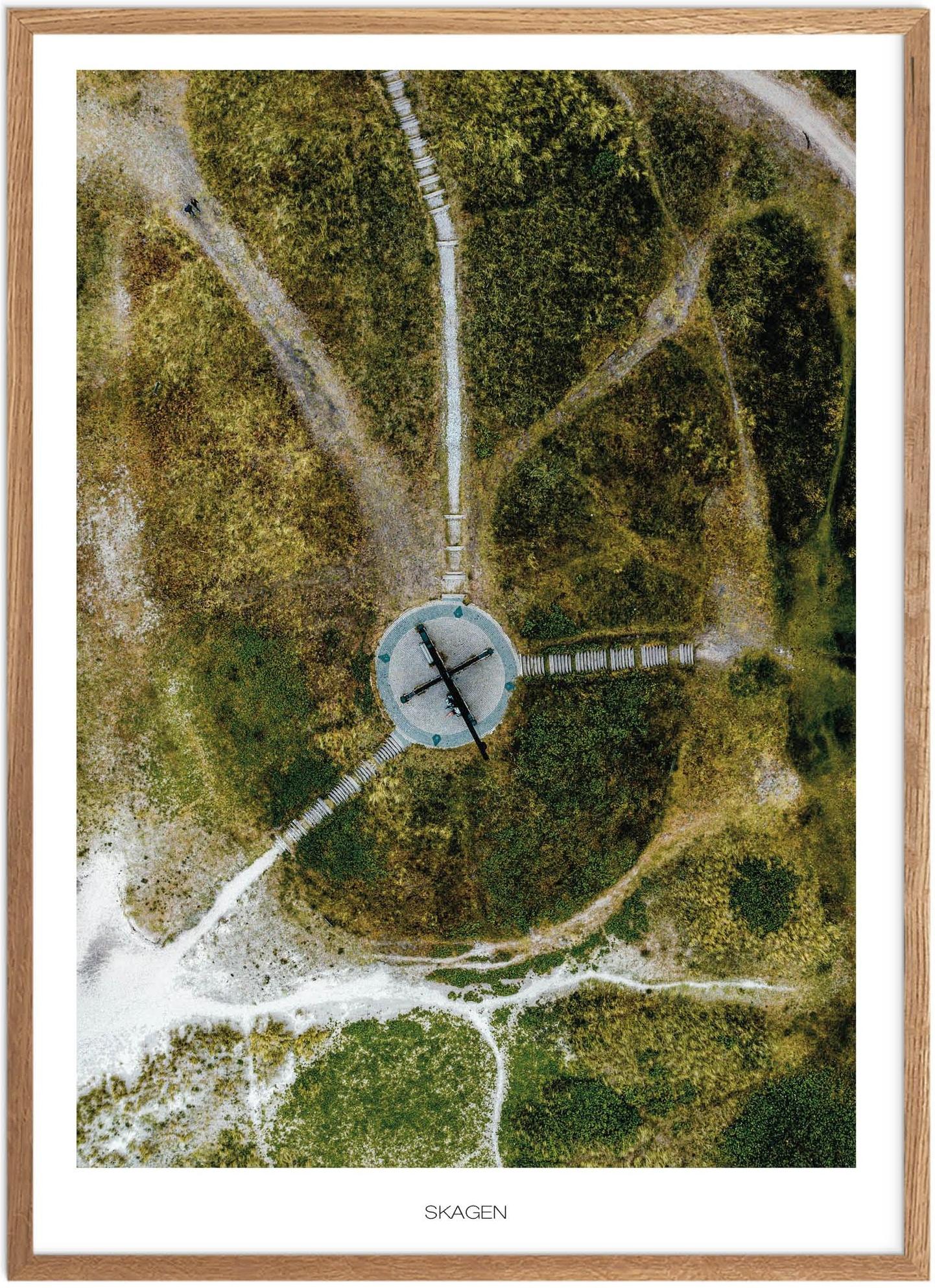 Skagen Vippefyr Plakat | Smuk naturplakat fra Nordjylland