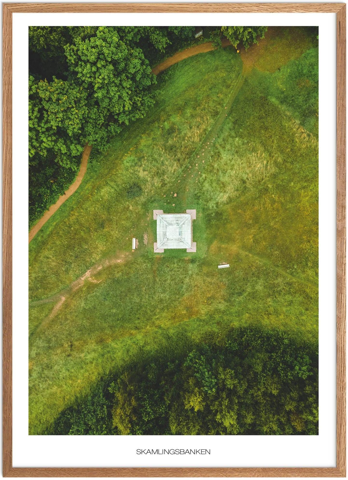 Plakat af Skamlingsbanken | Naturplakat fra Sydjylland