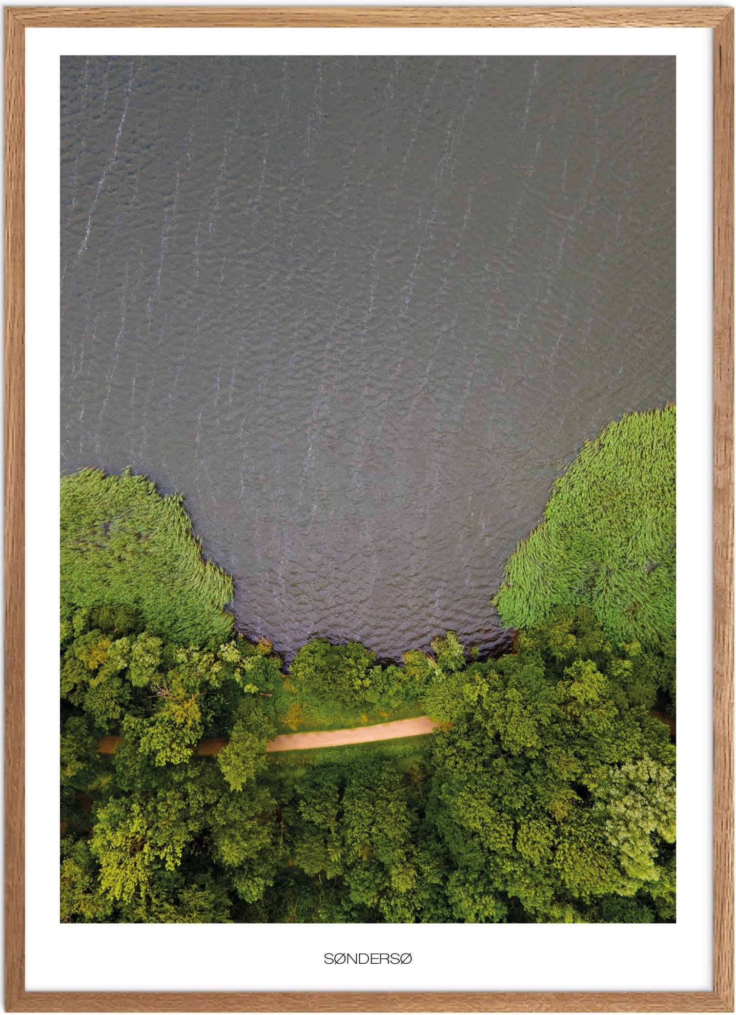 Plakat af Søndersø | Naturplakat til hjemmet
