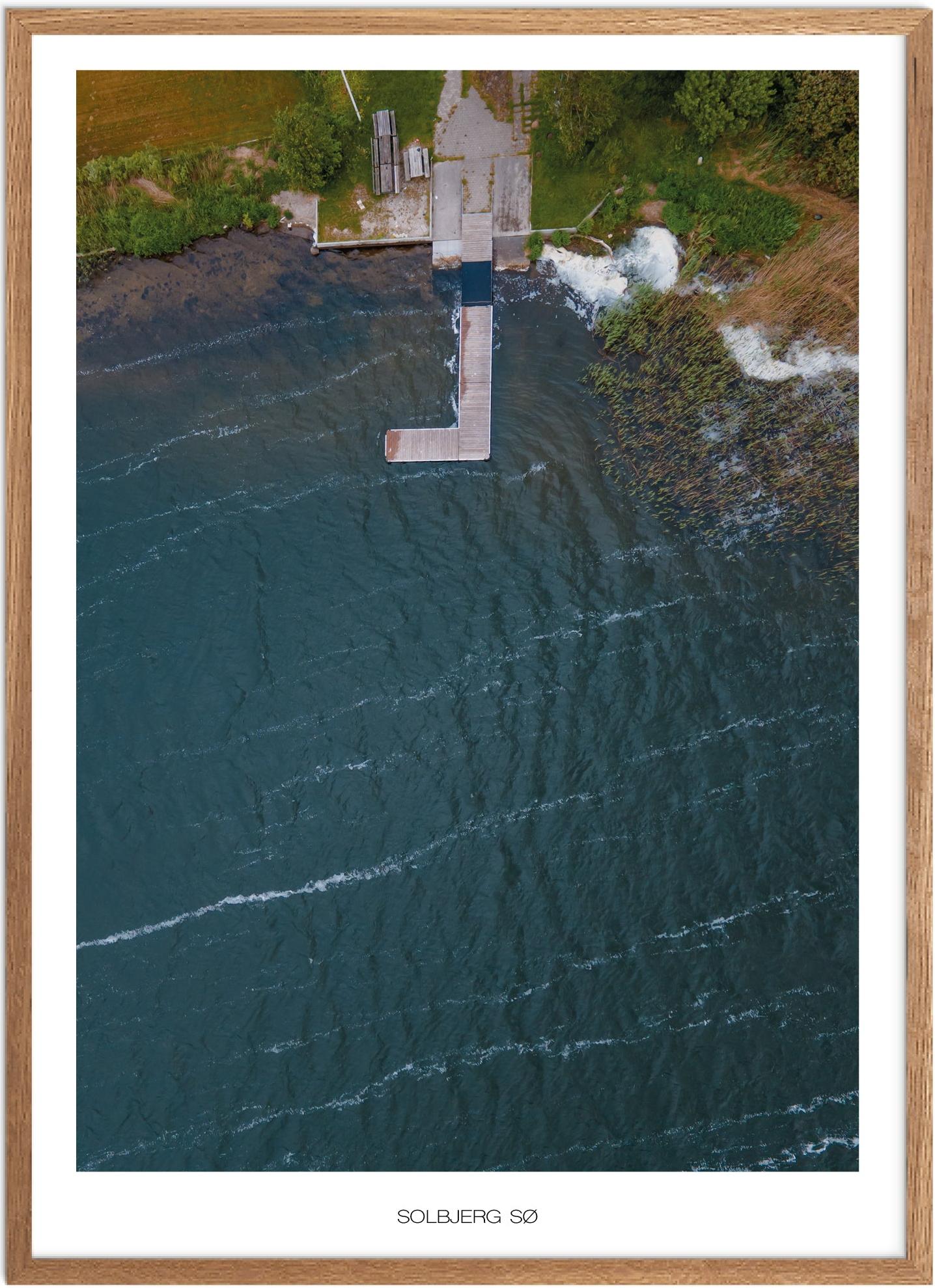 Plakat af Solbjerg Sø | Naturplakat fra Østjylland