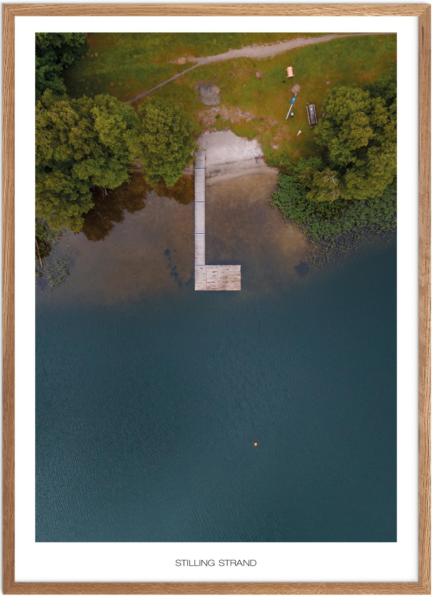 Plakat af Stilling Strand | Naturplakat fra Plakatsnedkeren