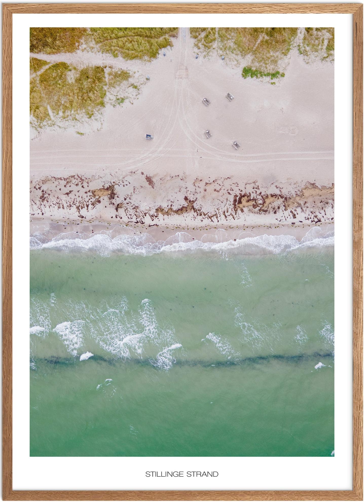 Plakat af Stillinge Strand | Naturplakat fra Vestsjælland