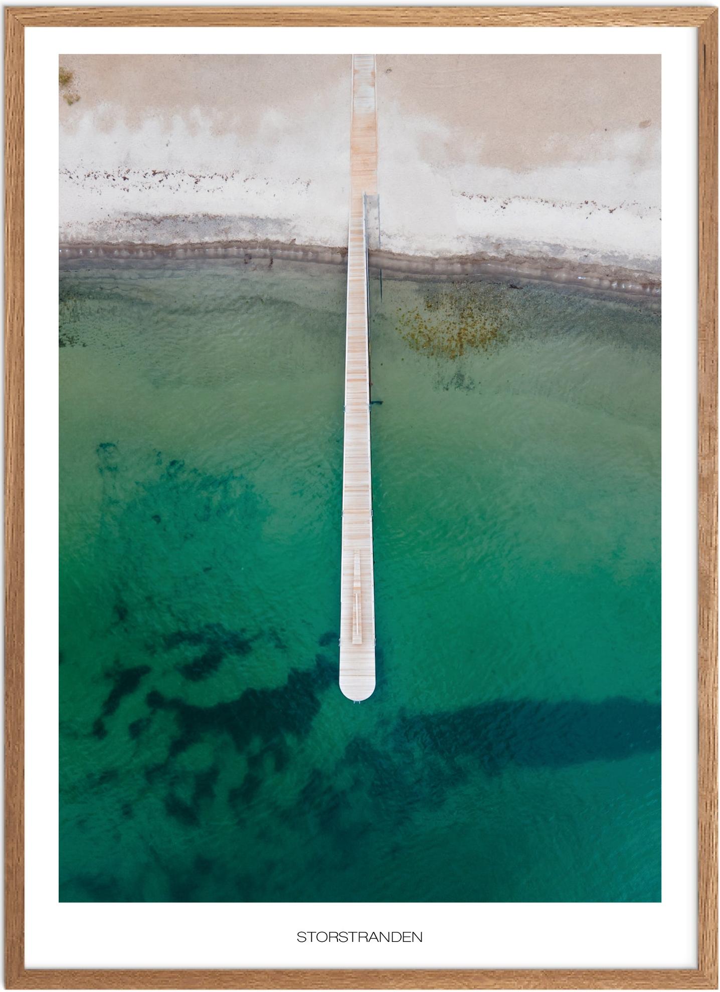 Plakat af Storstranden | Naturplakat fra Østjylland