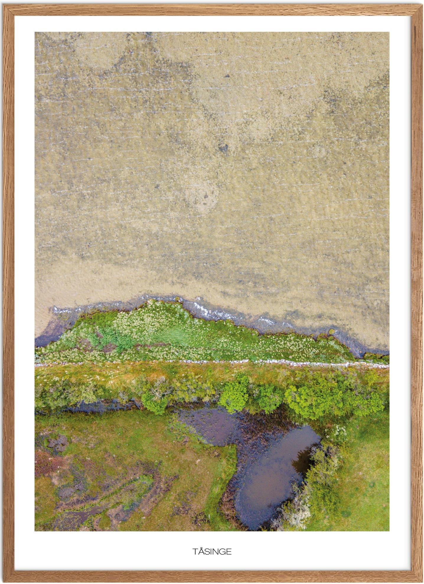 Plakat af Tåsinge | Naturplakat fra Plakatsnedkeren