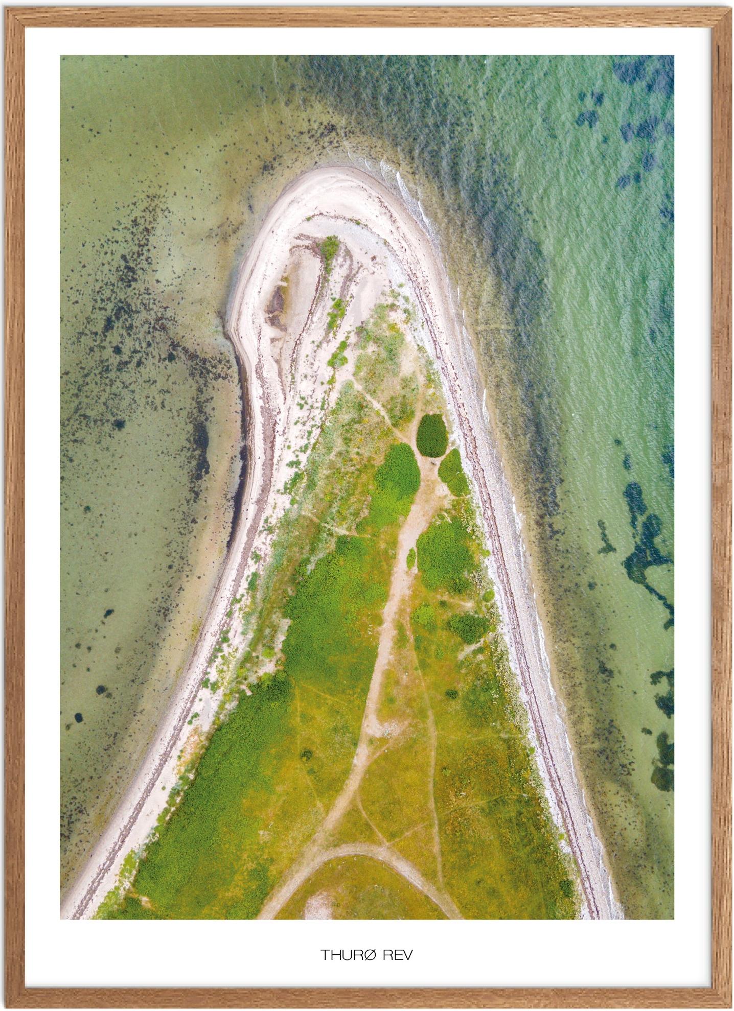 Plakat af Thurø Rev | Smuk Naturplakat fra Fyn