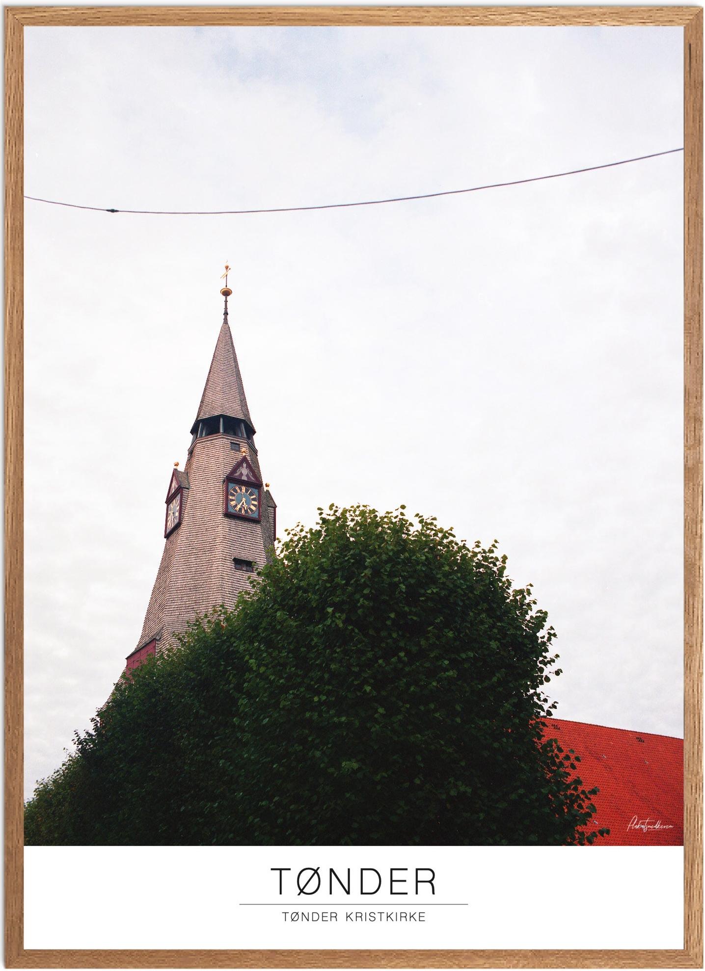 Plakat af Tønder Kristkirke | Naturplakat | Udsalg
