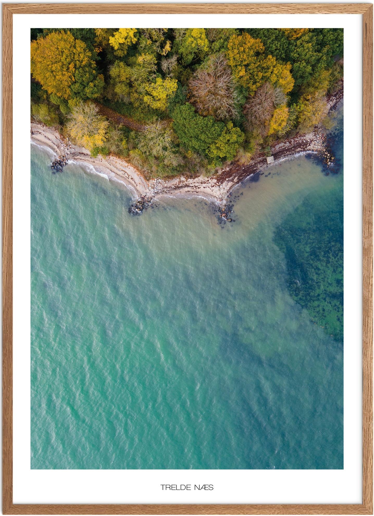 Plakat af Trelde Næs | Smuk naturplakat fra Sydjylland