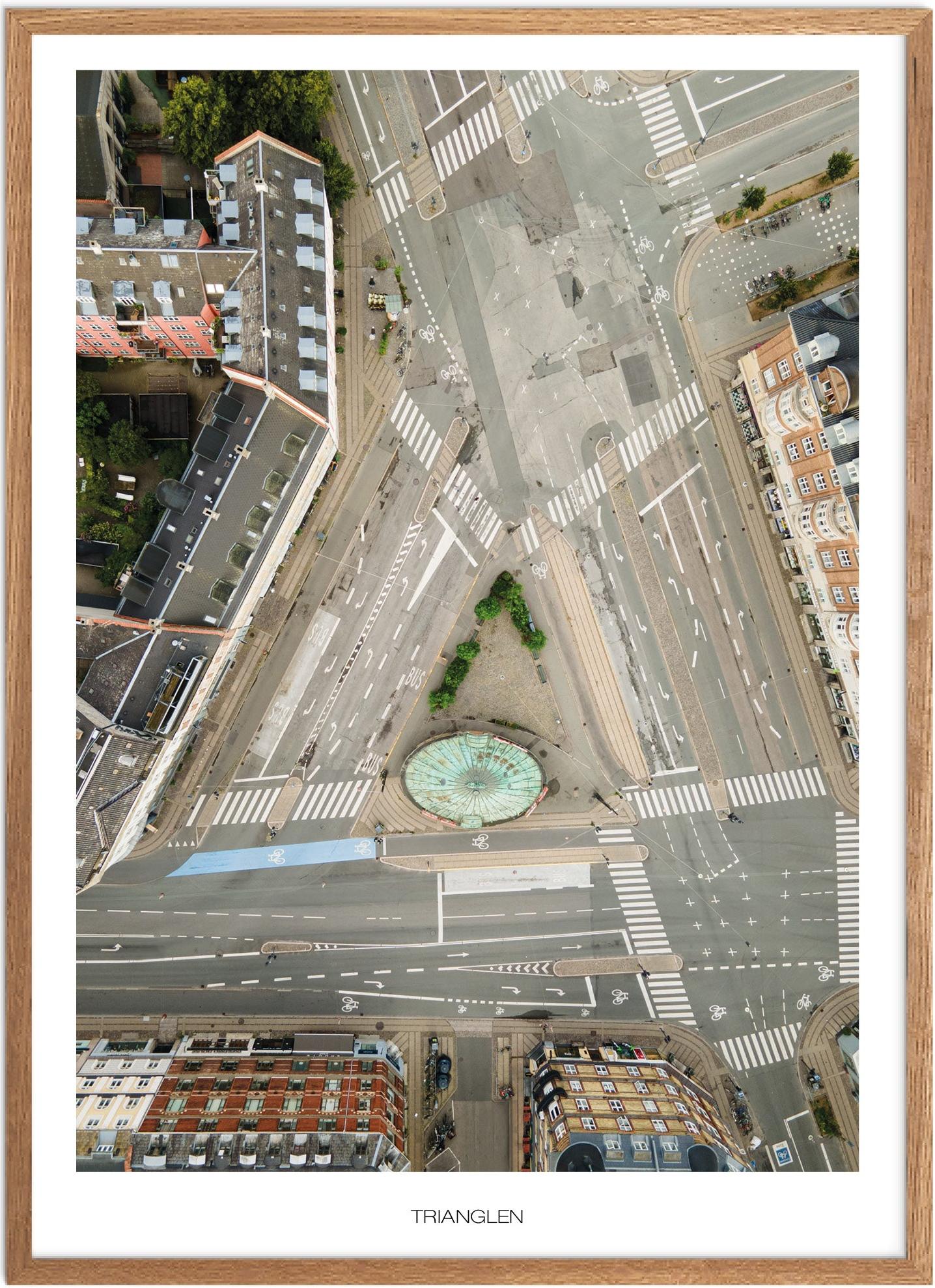Plakat af Trianglen - København Naturplakat til væggen