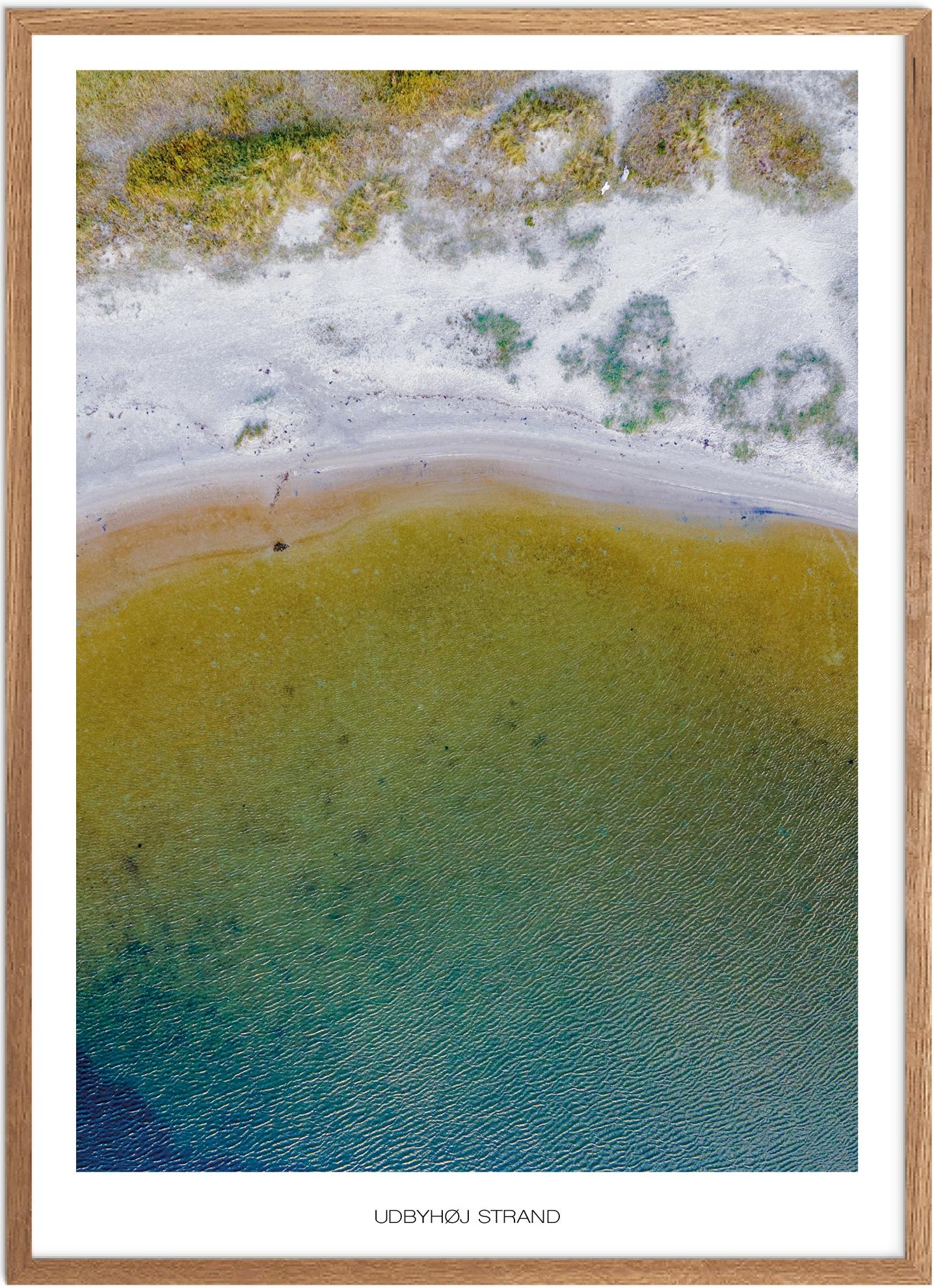 Plakat af Udbyhøj Strand | Naturplakat fra Nordjylland