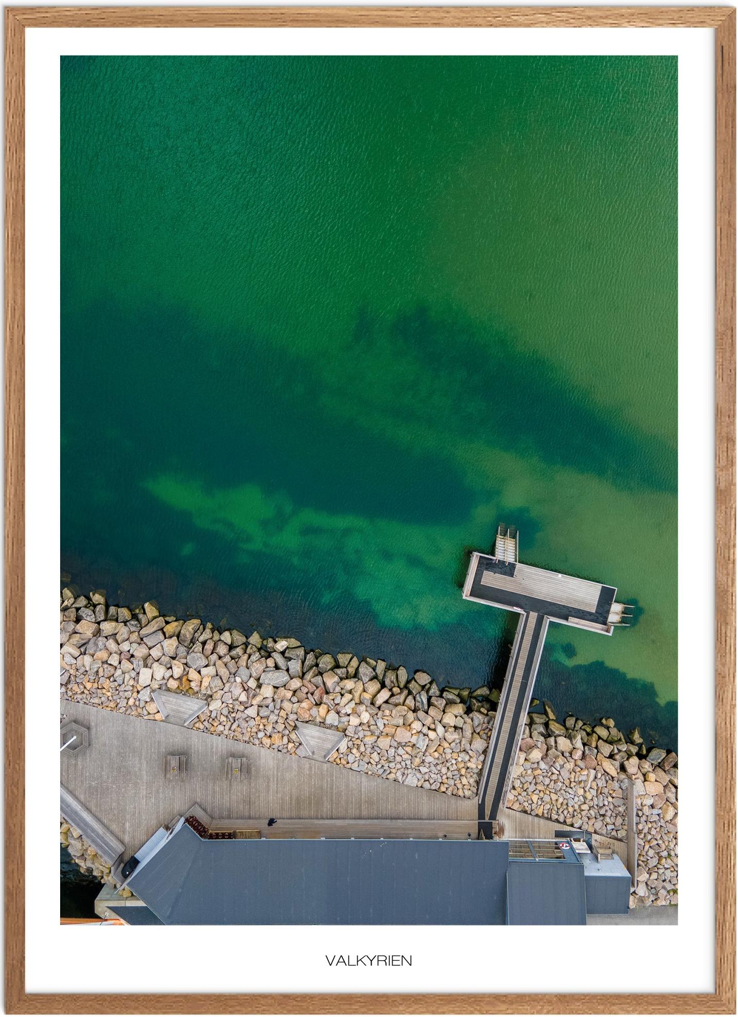 Plakat af Tryggevælde Å | Naturplakat til hjemmet