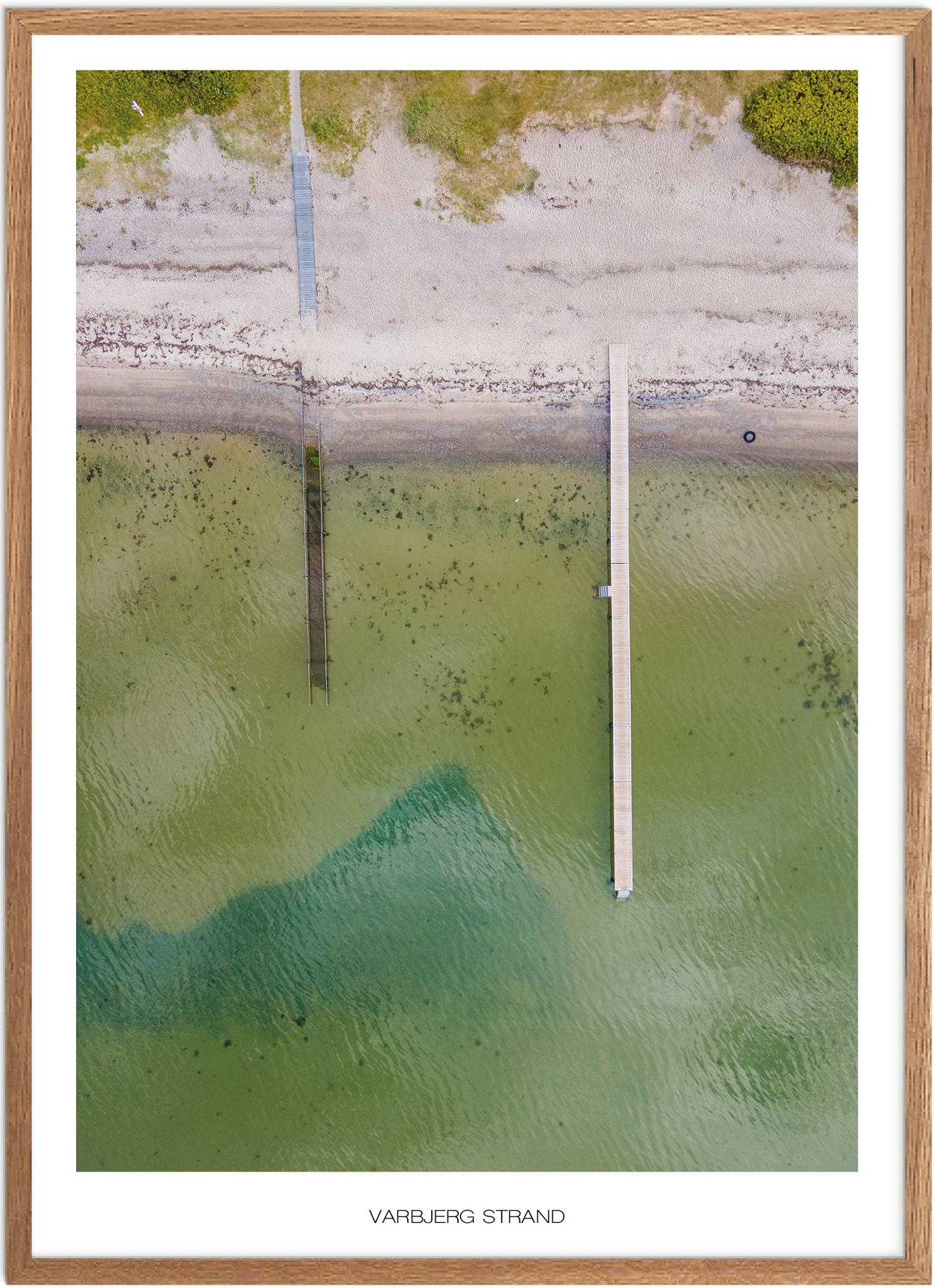 Plakat af Varbjerg Strand | Unik Naturplakat fra Fyn