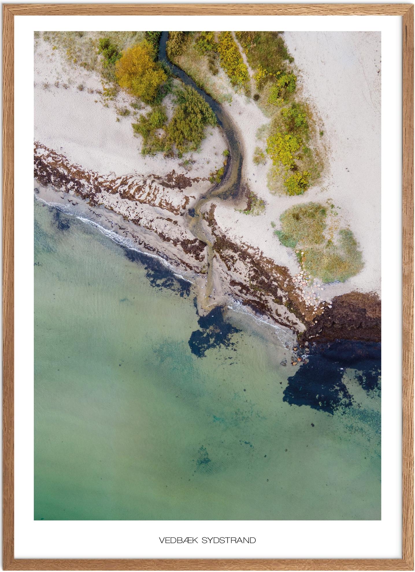 Plakat af Vedbæk – Smuk naturplakat fra Nordsjælland