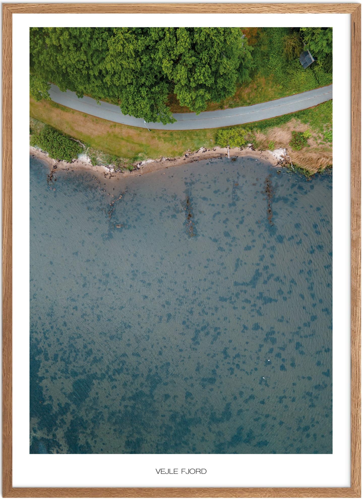 Vejle Fjord Plakat | Naturplakat fra Plakatsnedkeren