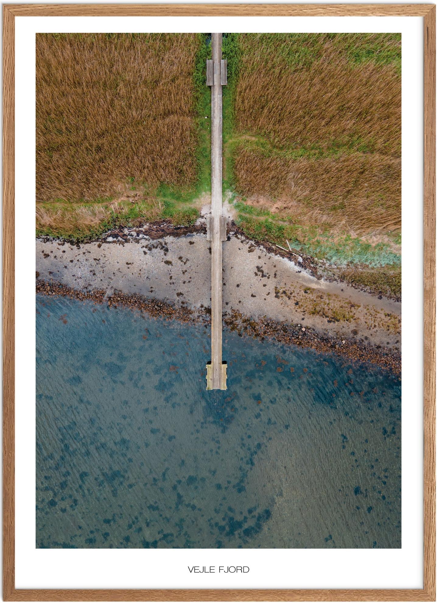 Vejle Fjord Plakat | Naturplakat fra Plakatsnedkeren