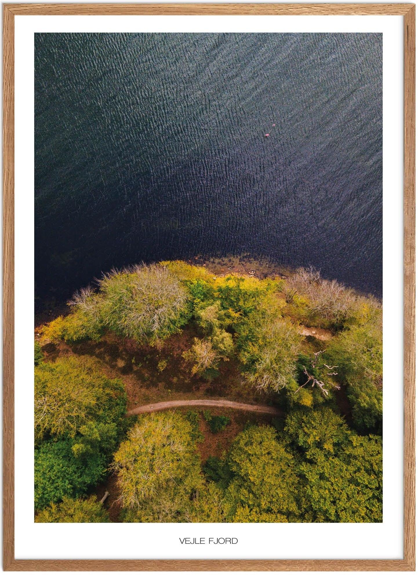 Vejle Fjord Naturplakat - Smuk Plakat fra Sydjylland