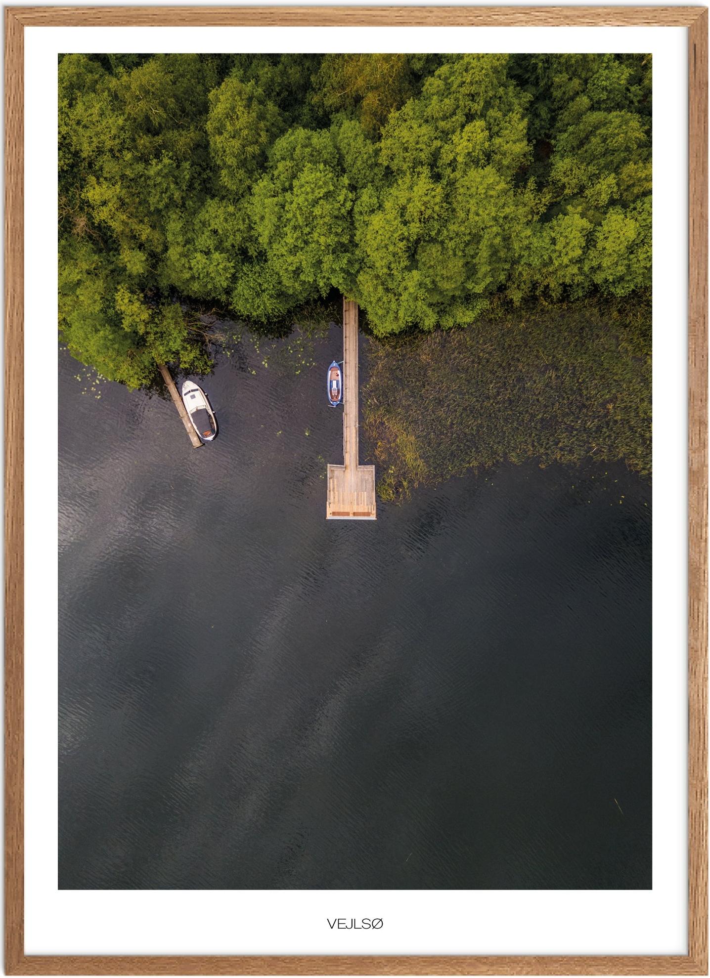 Plakat af Vejlsø | Naturplakat fra Østjylland