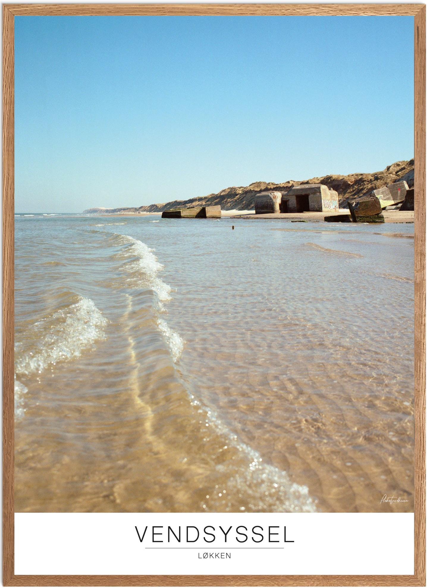 Løkken Naturplakat - Tidløs Plakat fra Plakatsnedkeren