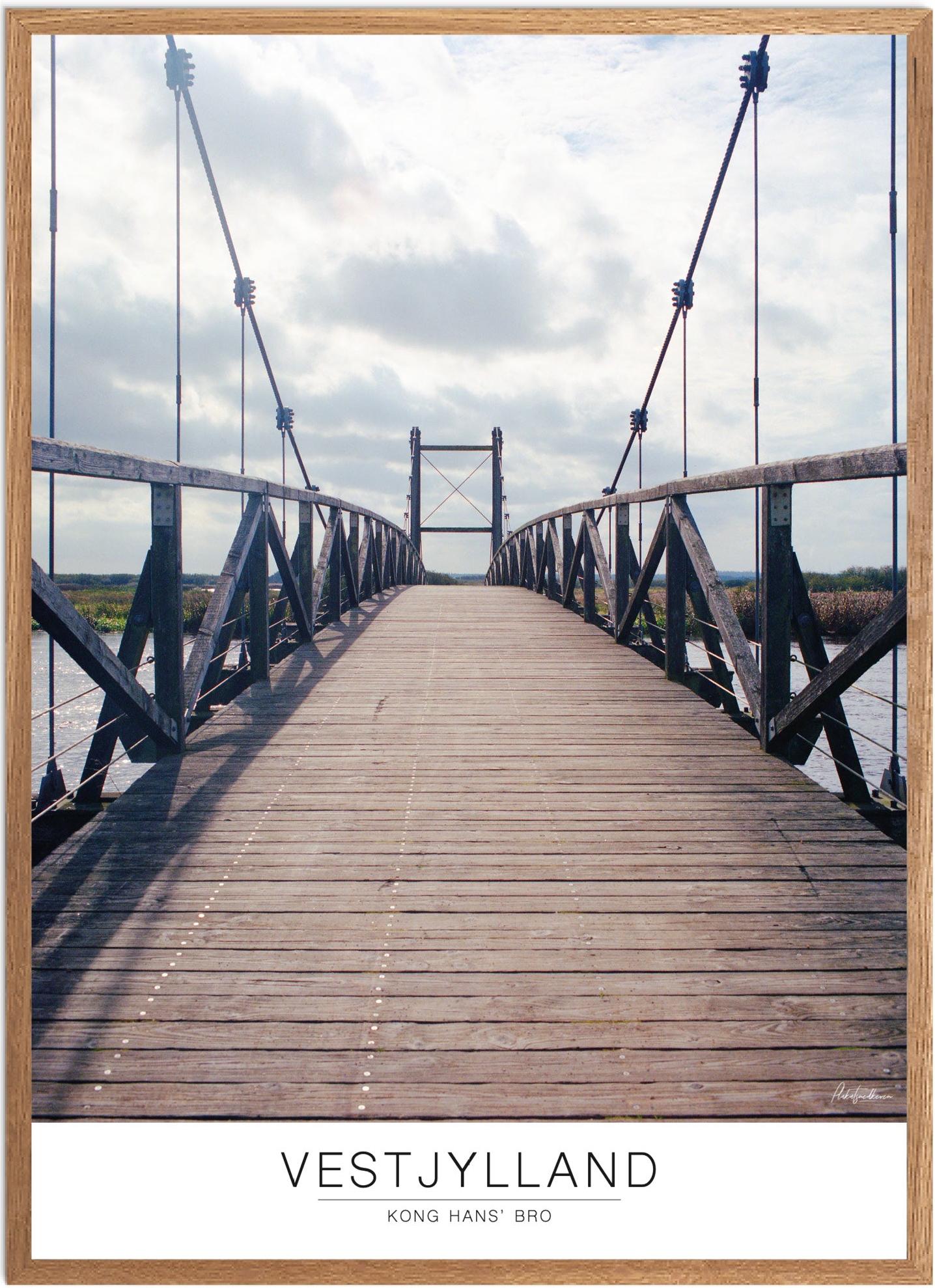 Kong Hans Bro Plakat | Smuk Naturplakat til Dit Hjem