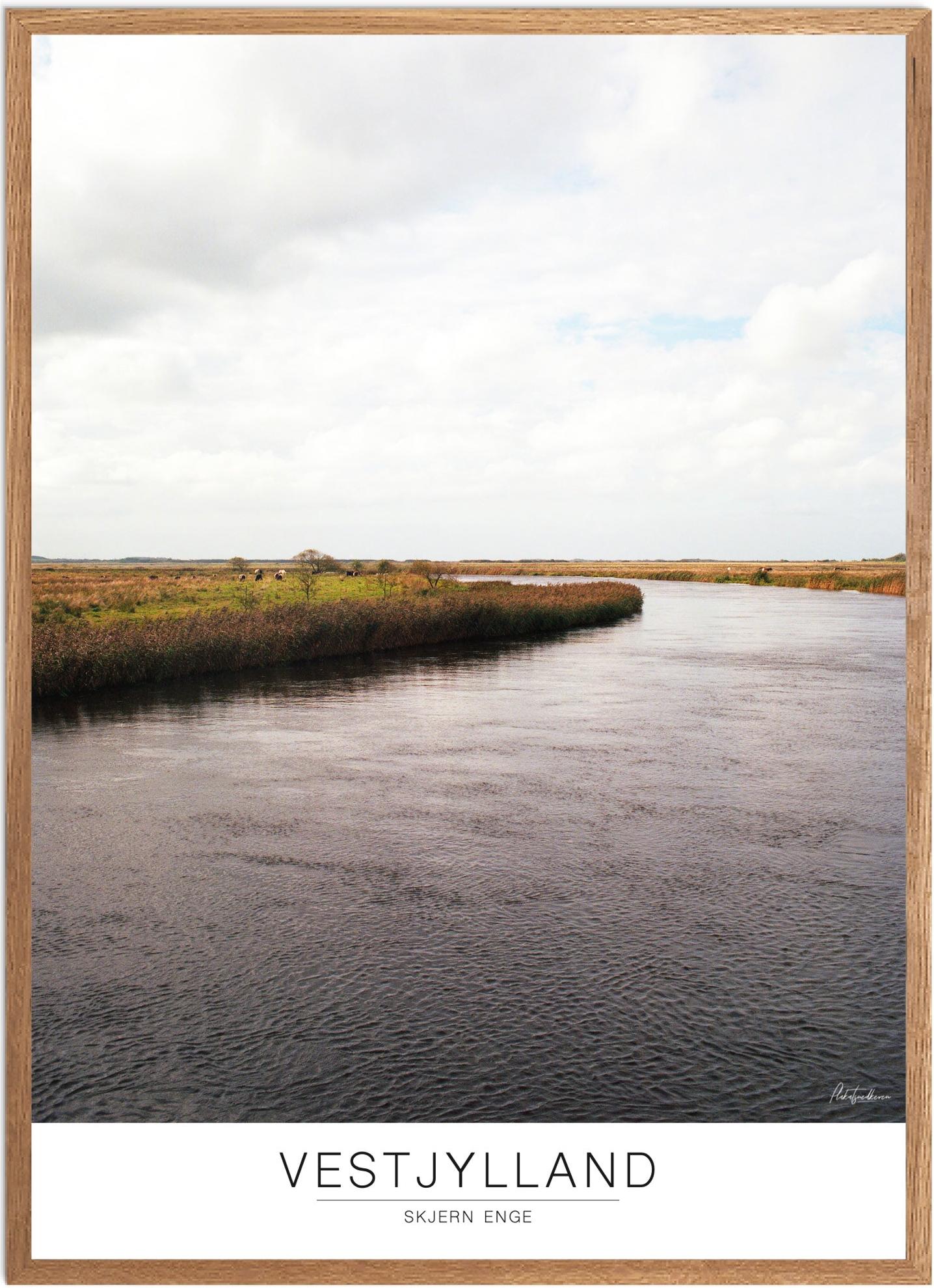 Plakat af Skjern Enge - Smuk naturplakat til hjemmet