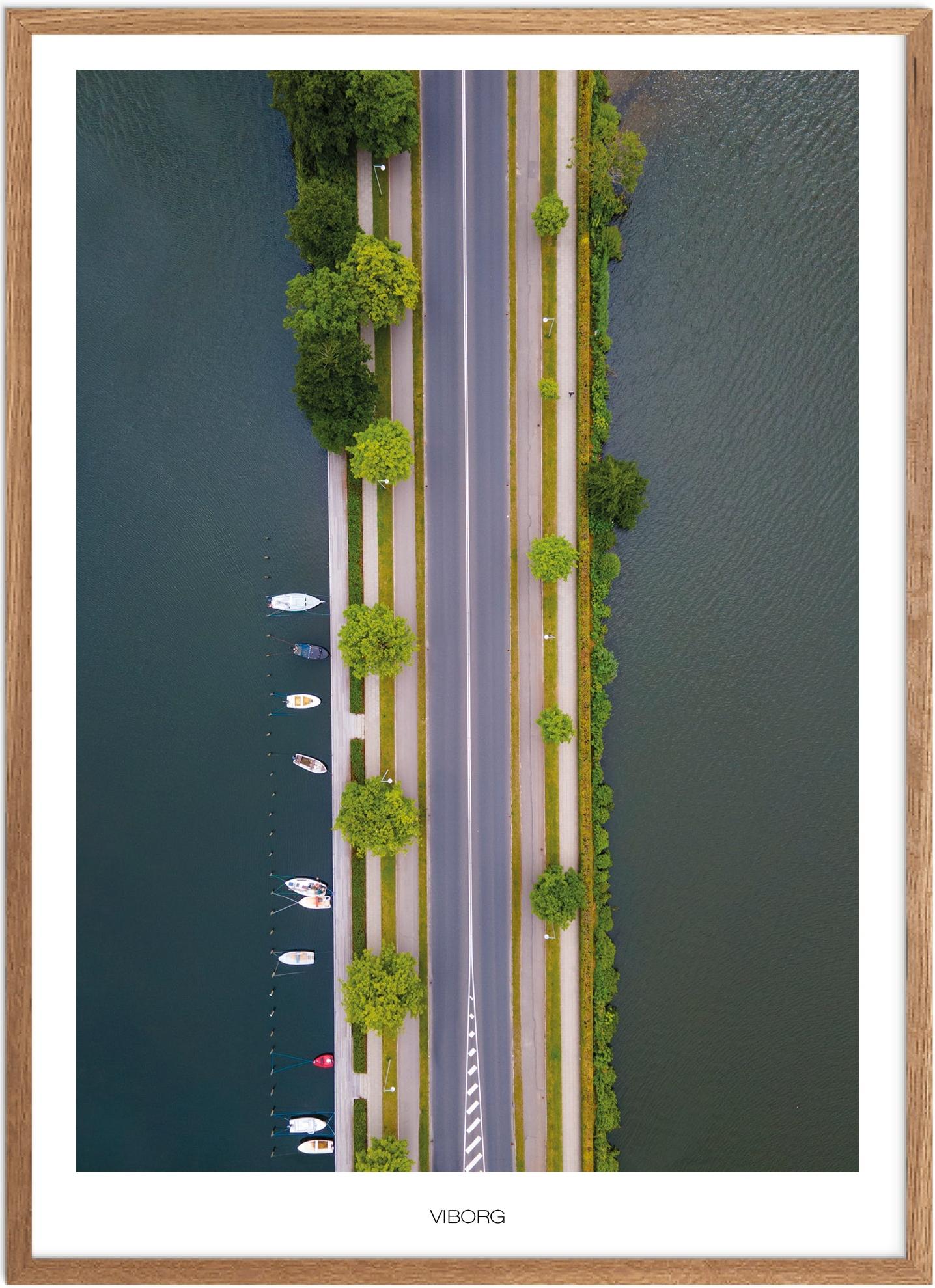 Plakat over Viborg | Naturplakat fra Plakatsnedkeren