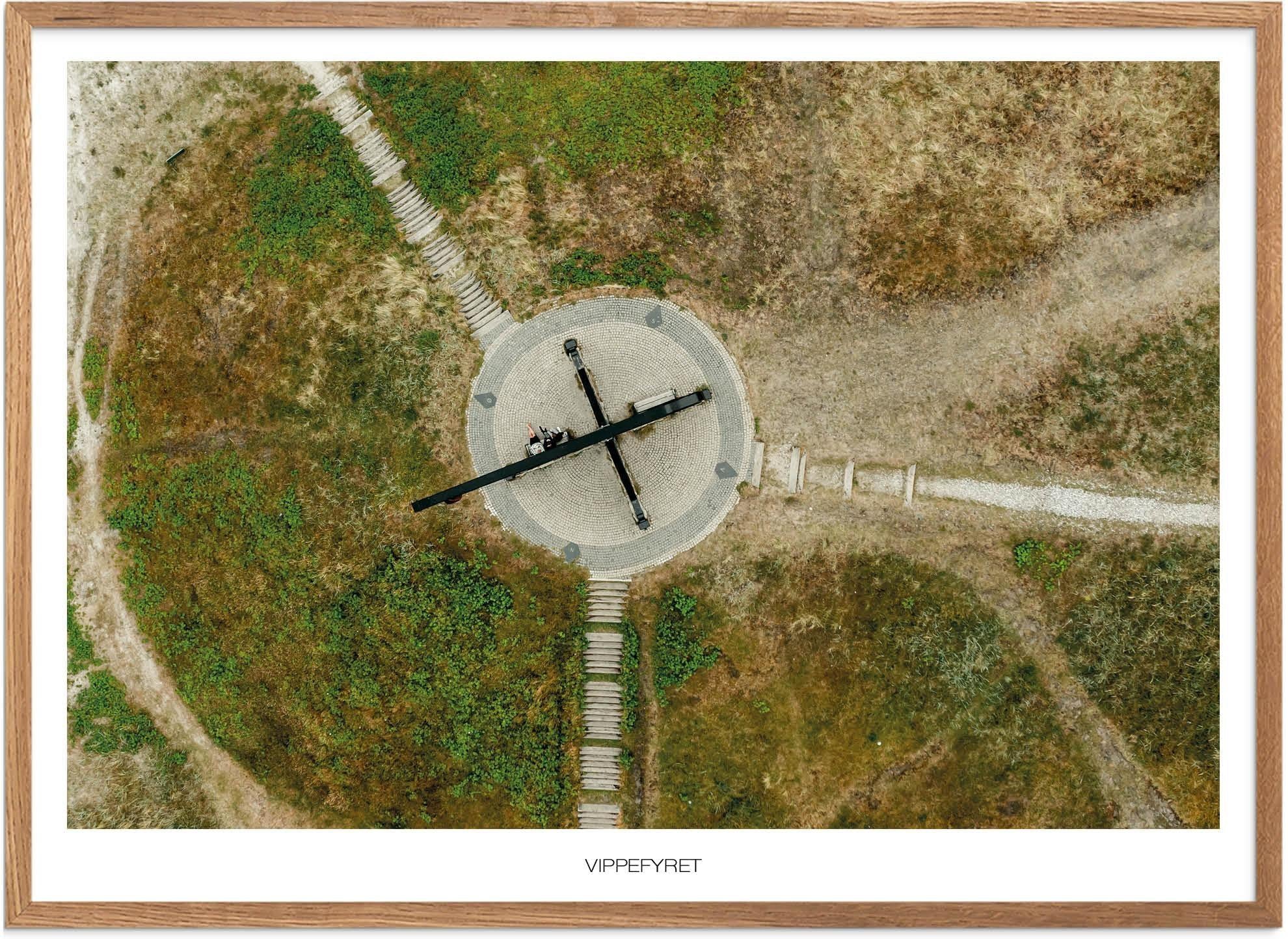 Vippefyret Plakat | Naturplakat fra Nordjylland