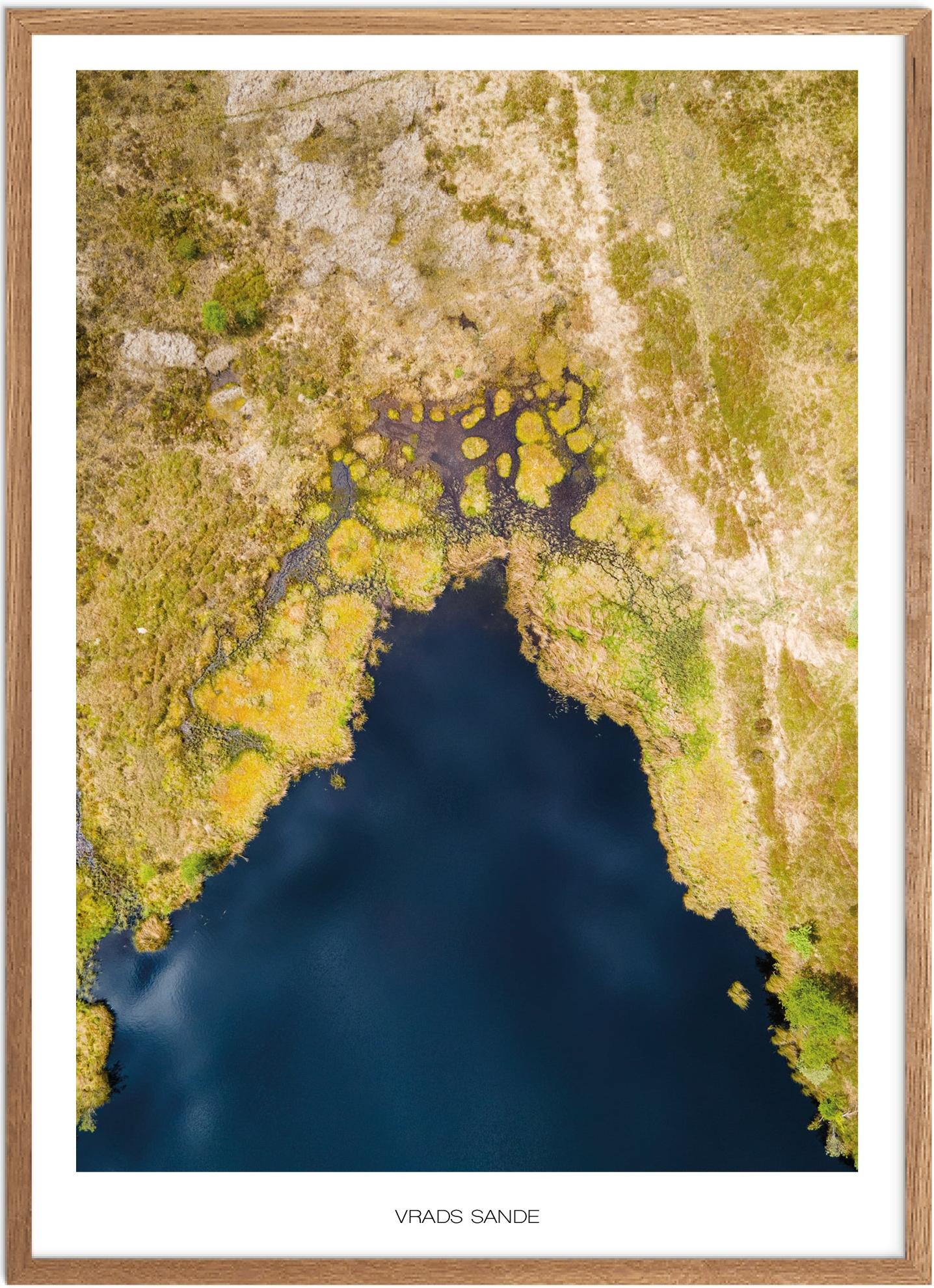 Plakat af Vrads Sande | Naturplakat fra Østjylland