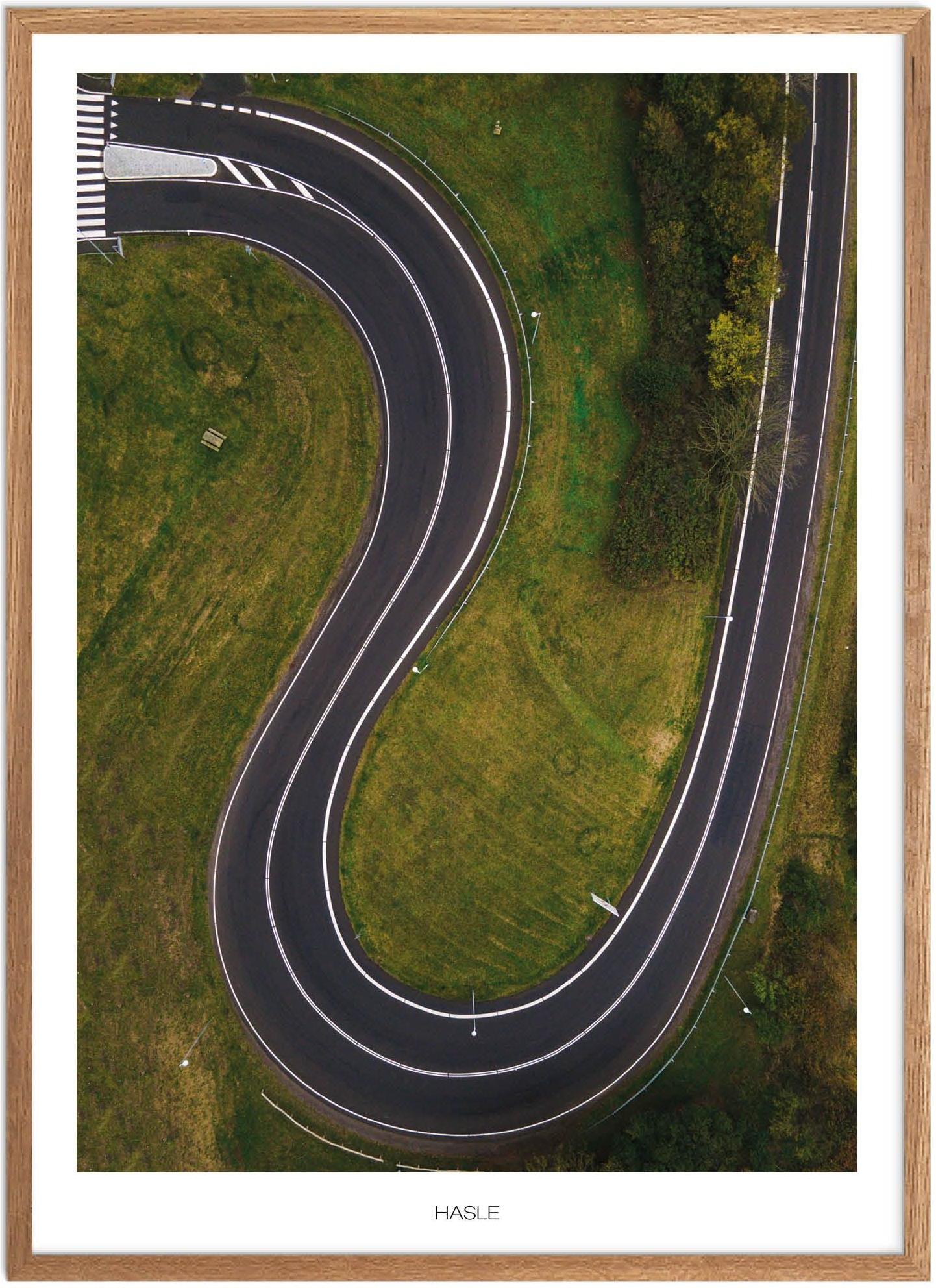 Plakat af Hasle Havn | Naturplakat fra Bornholm