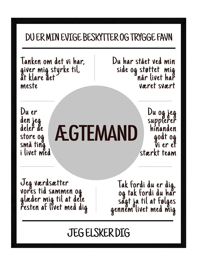 Ægtemand - Plakat