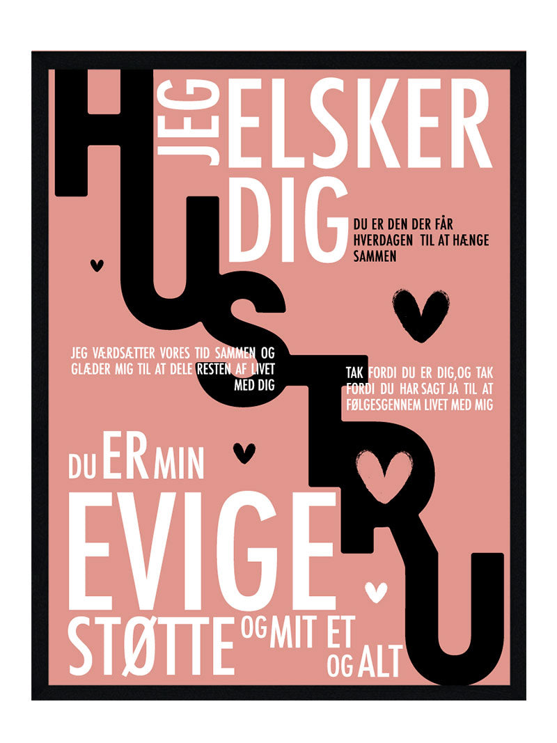 Hustru plakat - Personlig plakat