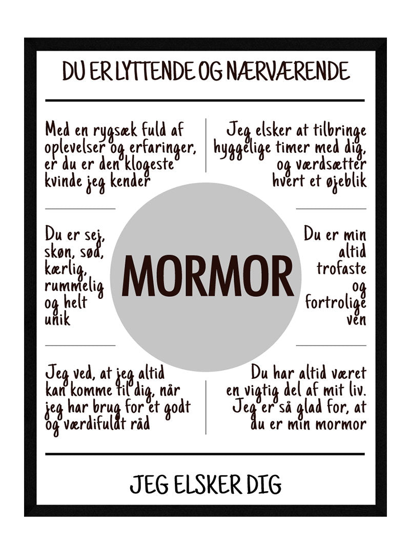 Mormor - plakat