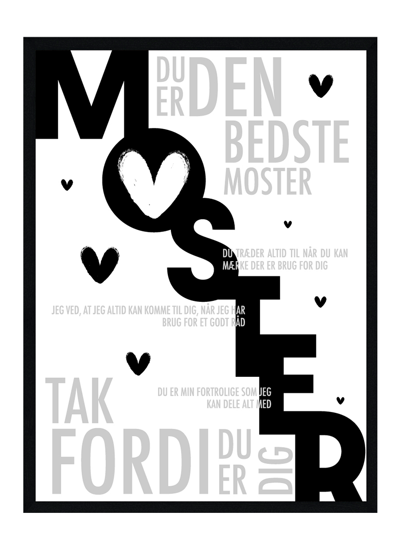 Moster plakat - Personlig plakat