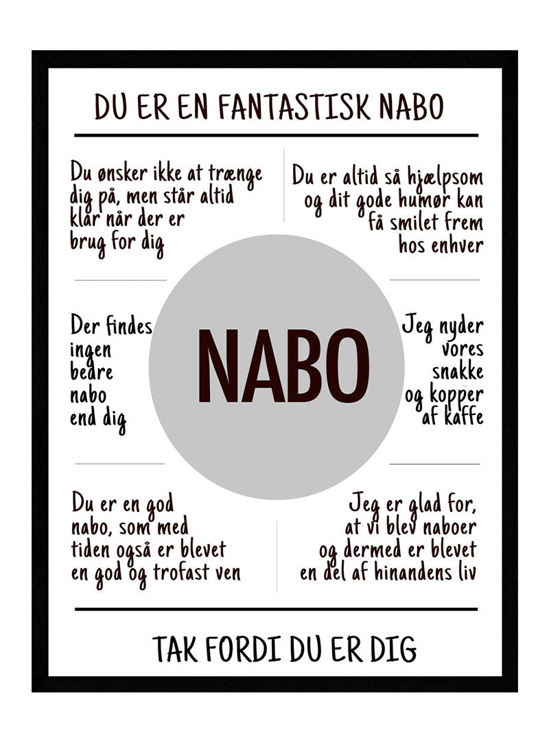 Nabo plakat