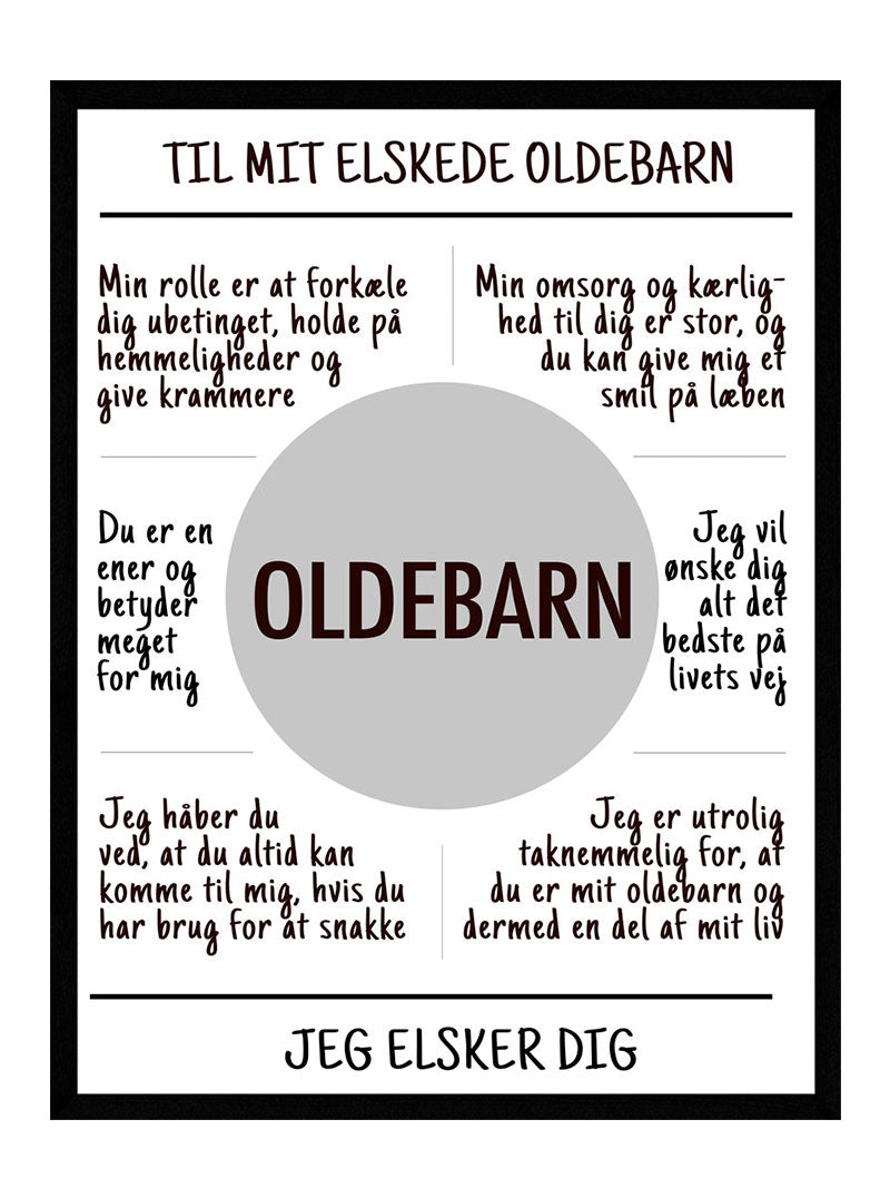 Oldebarn plakat