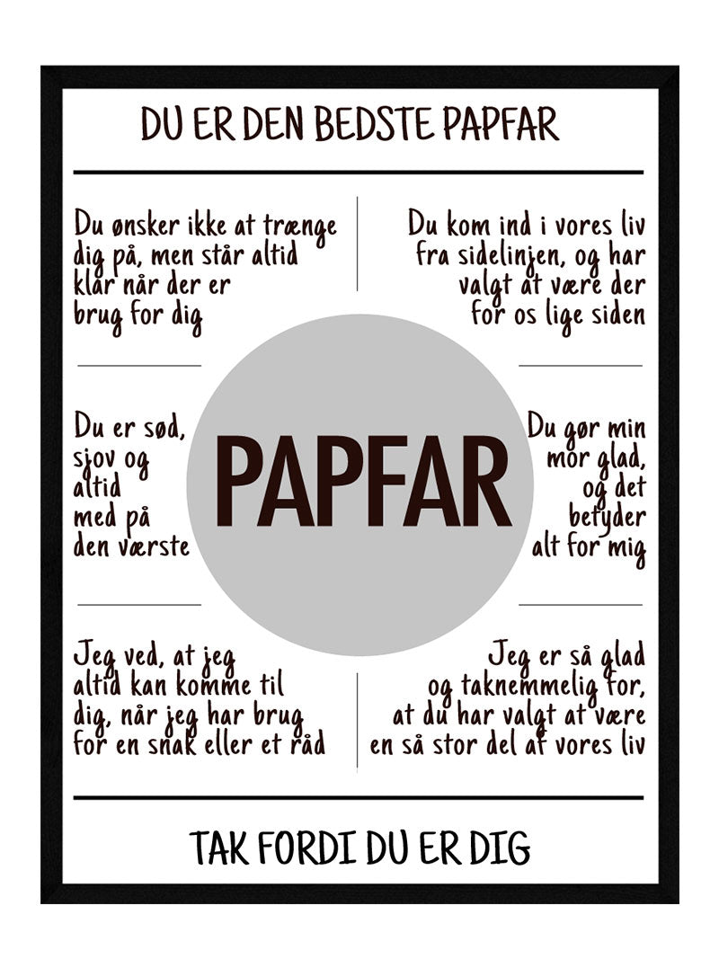 Papfar plakat