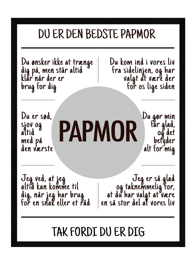 Papmor plakat