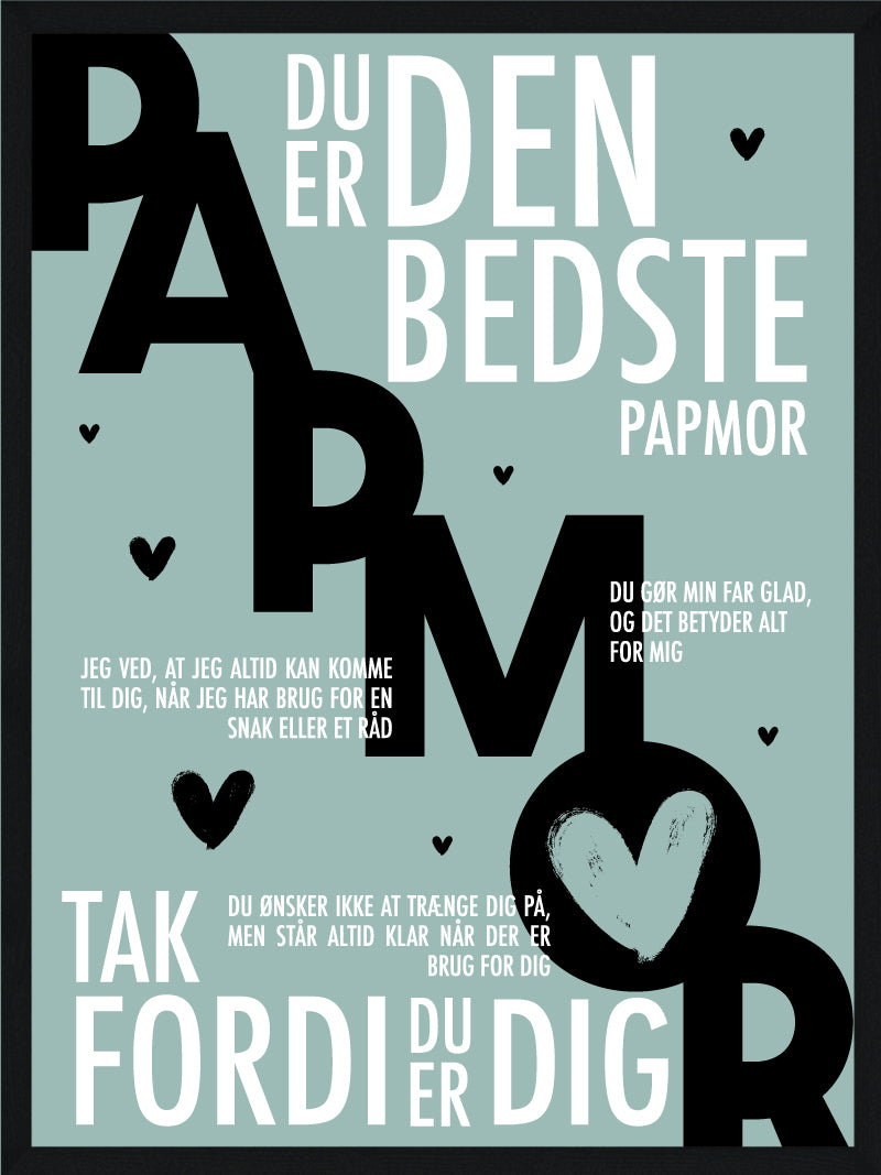 Papmor plakat - Personlig plakat