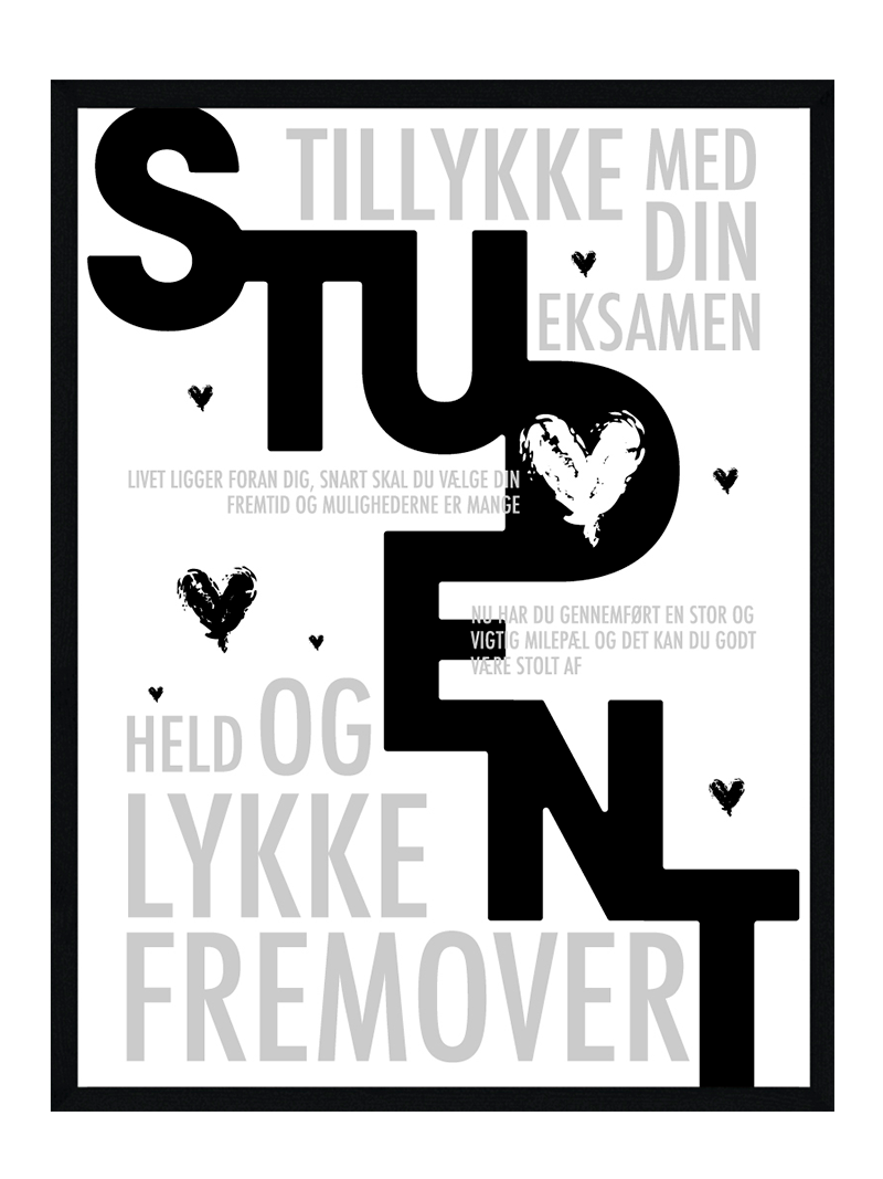 Student plakat - Personlig plakat