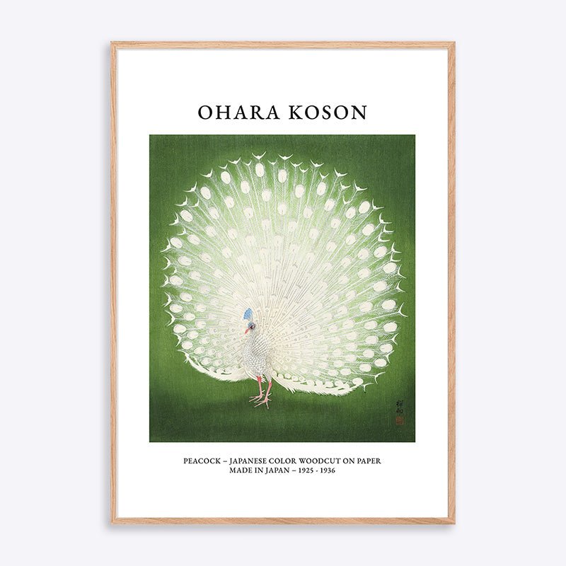 Ohara Koson Peacock