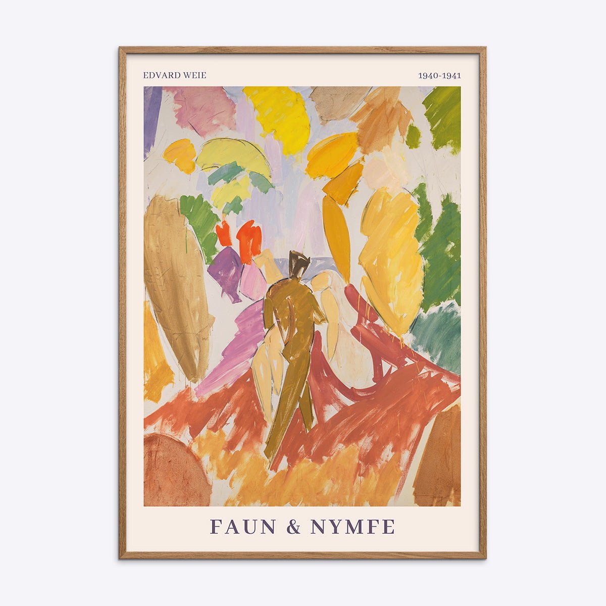 Faun og nymfe