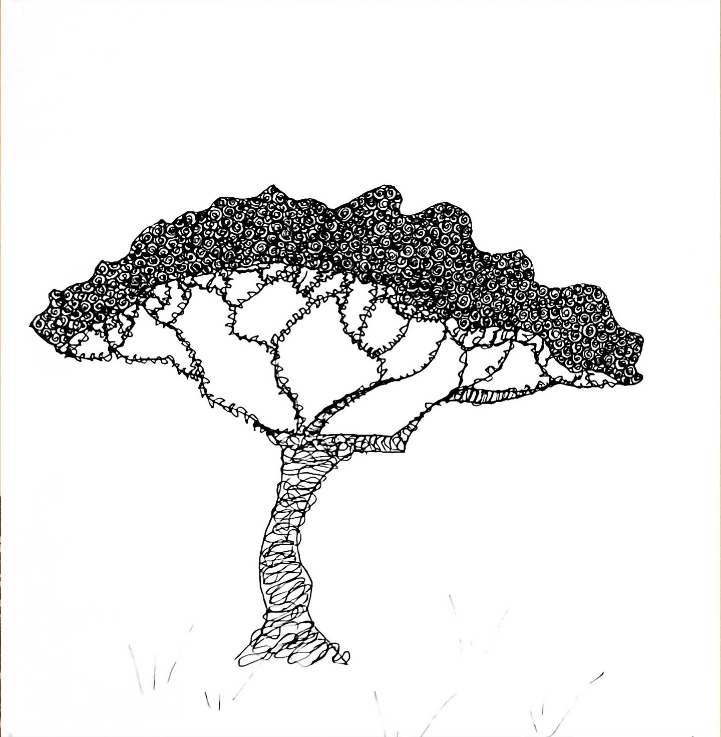 Krusedulletræ af Cilia Sindt