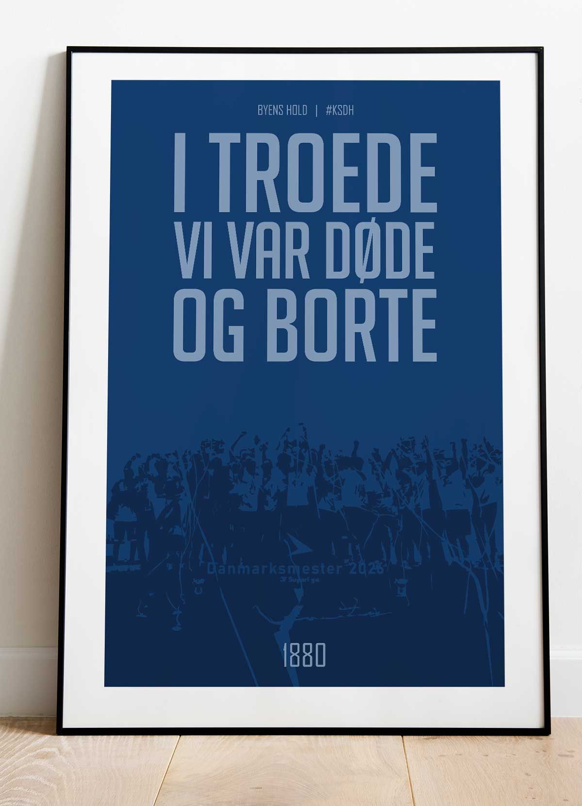 AGF-plakat  I troede vi var døde og borte (Trilogi) - 21 x 29,7 (A4) Kr. 199,-