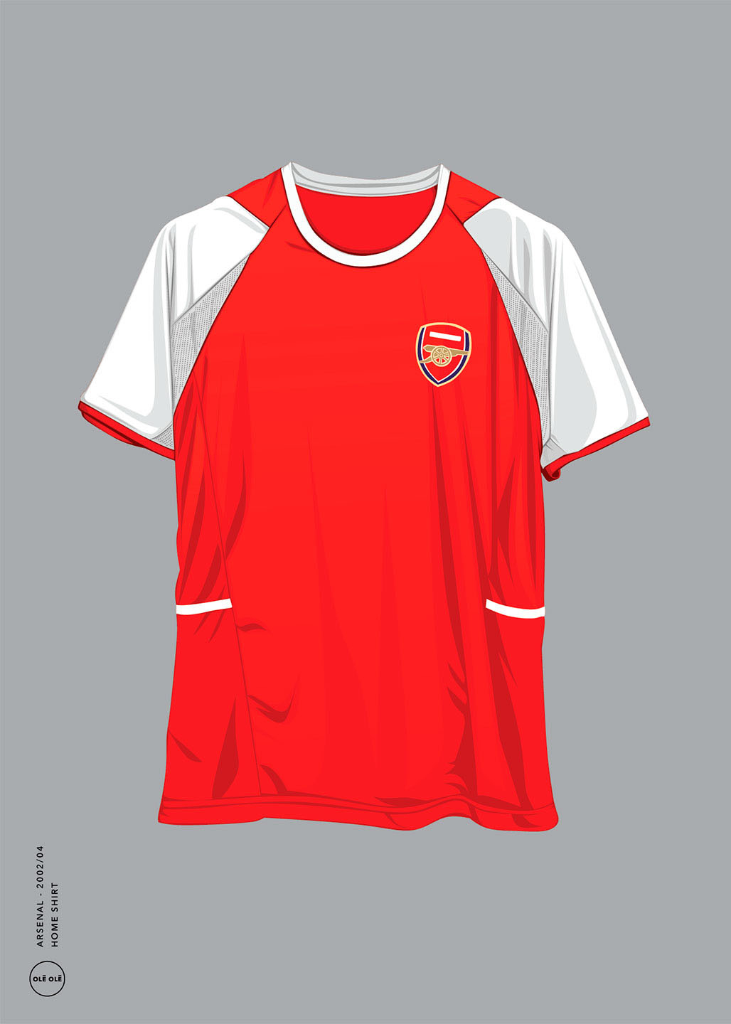 Arsenal - Home Shirt 2002/04 af Olé Olé