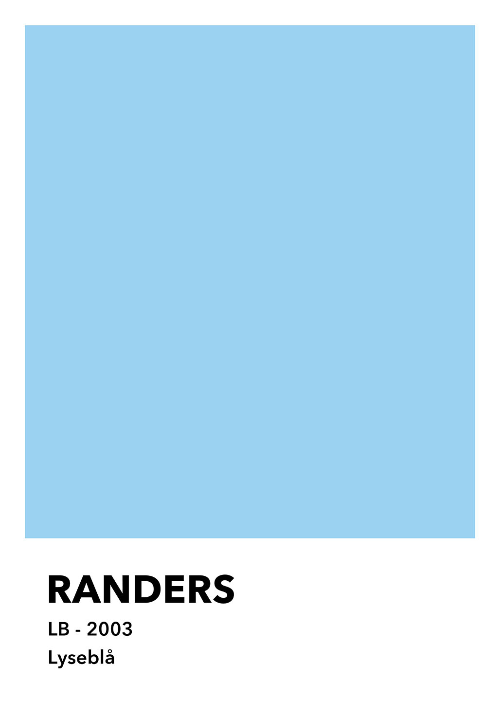 Randers - Lyseblå af Olé Olé